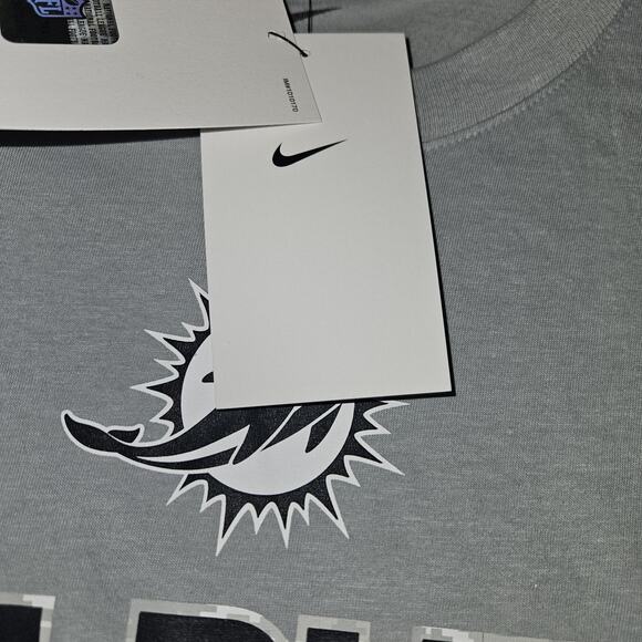 Nike Tee Dolphins Salute To Service Men's Long Sleeve Size Small - Picture 9 of 11